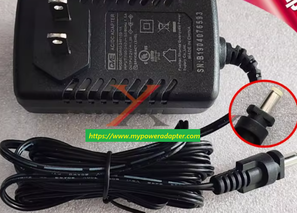 *Brand NEW*24V 1.5A 36W AC ADAPTER GVE GM42-240150-1A POWER SUPPLY